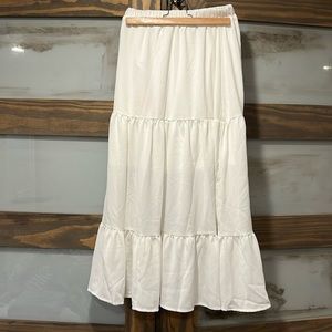 Cider White Skirt